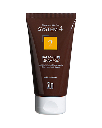 Sim Sensitive System 4 - Терапевтический шампунь №2 для сухой кожи головы и поврежденных волос 75 мл - hairs-russia.ru